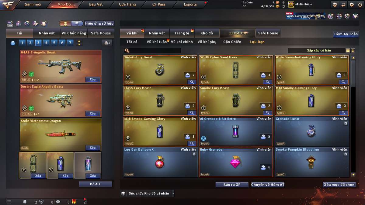 shop acc cf uy tin gia re